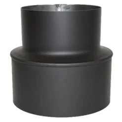 Ofenrohr Reduzierung Ø150-120mm Senotherm Lackiert Schwarz Metallic