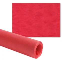 Papiertischdecke Mit Damastprägung 8 X 1 M Rot