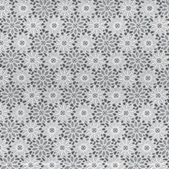 Vinyl-Tischdecke 1,40m Weiß ''Blume''