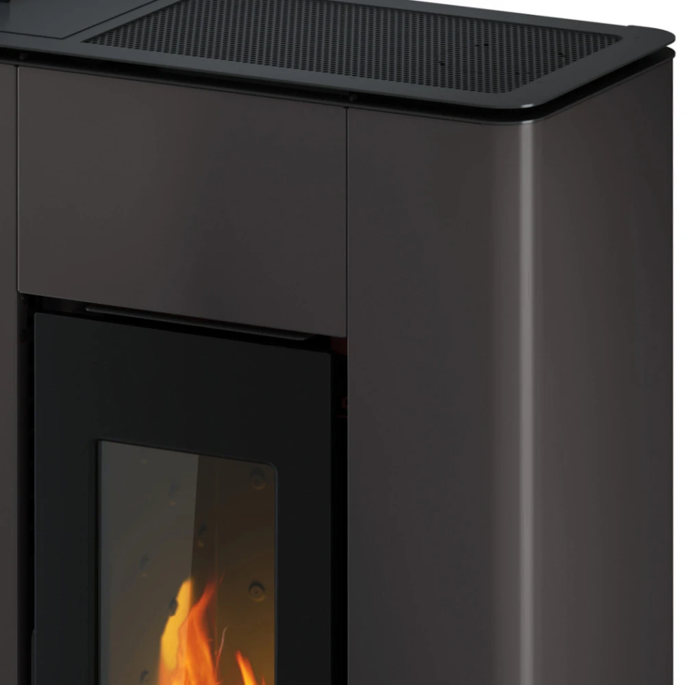 Pelletofen Freepoint ATRIUM 5, Anthrazit Stahl 2 Pelletofen Freepoint ATRIUM 5, Anthrazit Stahl – Bild 2