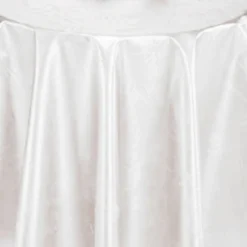 Wachstuch Tischdecke Mit Dahlia-Motiv In Weiß, Meterware Mit 140 Breite