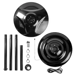 Heizstrahler Elektrisch 1500 W Aus Metall In Schwarz, Höhenverstellbar -Meister Verkaufsgeschäft 2QHKIl44jhGSUY5 1280x1280