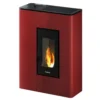 Pelletofen ATRIUM 5, Bordeaux Stahl