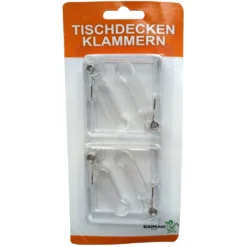 Tischdeckenklammer 4 Stück Im Set Mit Eingebauter Festhaltefeder