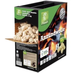 Flash Öko Grill- Und Kaminanzünder, Holzwolle 5 Kg