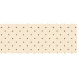 Wachstuch 1,40m Star Creme/gold