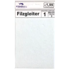 Filzgleiter Platte 9,5x12,1 Cm Selbstklebend Quadratisch In Weiß