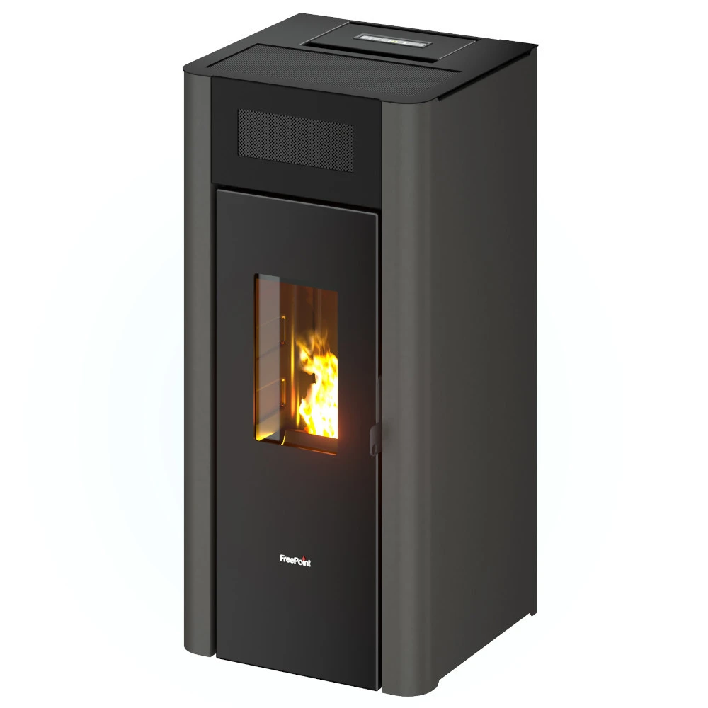 Pelletofen Freepoint AMARANTO 9, Anthrazit Stahl 1 Pelletofen Freepoint AMARANTO 9, Anthrazit Stahl