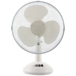 Tisch Ventilator Ø 30 Cm In Weiß Mit 45 Watt