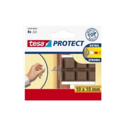 Tesa Protect Schutzstopper Braun 10 X 10 Mm 8 Stück