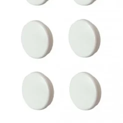 Tesa Teppichgleiter 8x18mm 8Stück Weiß Rund