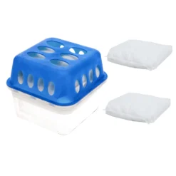 Luftentfeuchter Aus Kunststoff Mit 2 Granulat-Nachfüllkissen