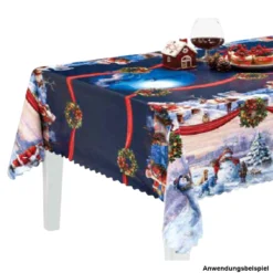 Wachstuch X-Mas 1,40m Nordpol