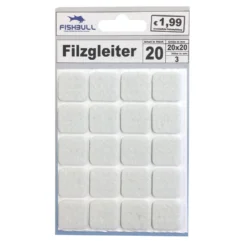 Filzgleiter 20x20 Mm 20 Stück Selbstklebend Quadratisch In Weiß
