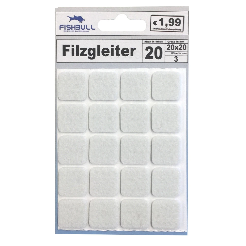 Filzgleiter 20x20 Mm 20 Stück Selbstklebend Quadratisch In Weiß 1 Filzgleiter 20x20 Mm 20 Stück Selbstklebend Quadratisch In Weiß