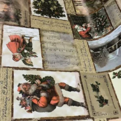 Wachstuch X-Mas 1,40m Santa