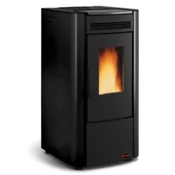 Pelletofen KETTY 2.0, Schwarzer Stahl