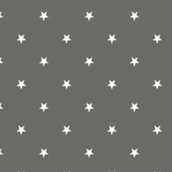 Wachstuch 1,40m Star Grau/weiß