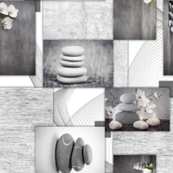 Wachstuch Tischdecke Stone, Meterware 140 Cm Breite