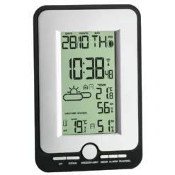 TFA Funk-Wetterstation "Multy" Kabellos Aus Kunststoff In Silber/schwarz Für Den Innen Und Außenbereich