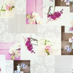 Wachstuchtischdecke Orchidee, Meterware Mit 140 Cm Breite