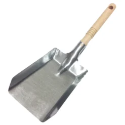 Kohleschaufel Aus Verzinktem Metall Mit Holzgriff
