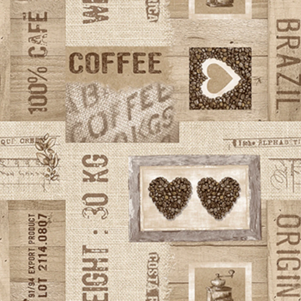 Wachstuch Tischdecke Arabica, Meterware Mit 140 Cm Breite 1 Wachstuch Tischdecke Arabica, Meterware Mit 140 Cm Breite